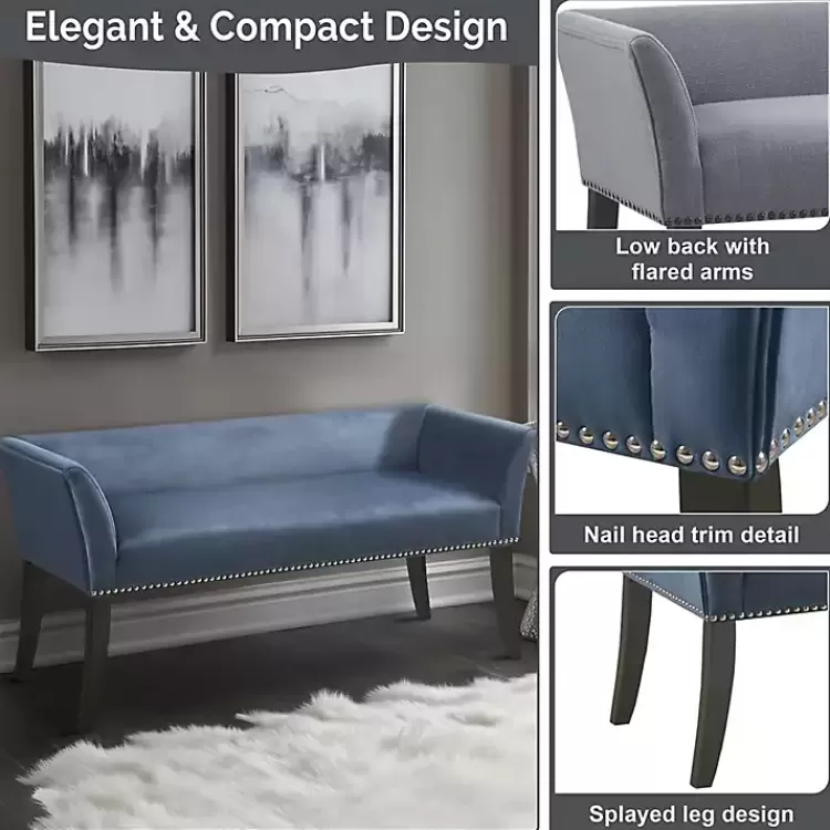 antique_sapphire_low_back_upholstered_bench_6.webp Antique Sapphire Low Back Upholstered Bench>Kirklands Home Flash Sale