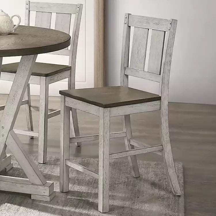 antique_white__ash_brown_pc_counter_stool_set_5.webp Antique White & Ash Brown 2-pc. Counter Stool Set>Kirklands Home New