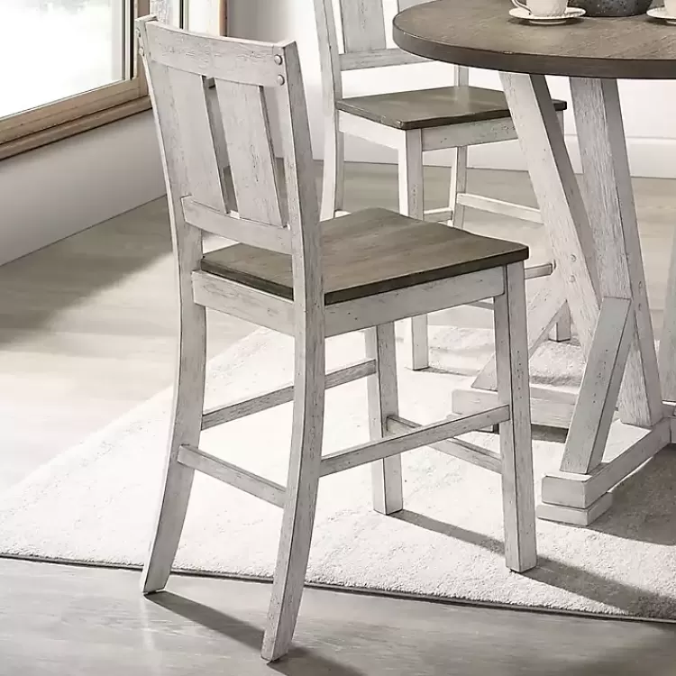 antique_white__ash_brown_pc_counter_stool_set_6.webp Antique White & Ash Brown 2-pc. Counter Stool Set>Kirklands Home New