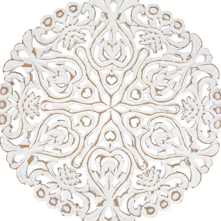 Antique Damask Round Wall Plaque>Kirklands Home Online