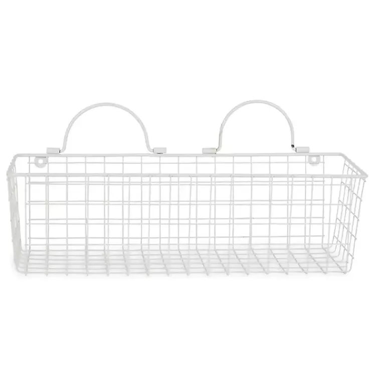 antique_white_pc_long_wire_basket_set__in_3.webp Antique White 2-pc. Long Wire Basket Set, 17 in.>Kirklands Home Store