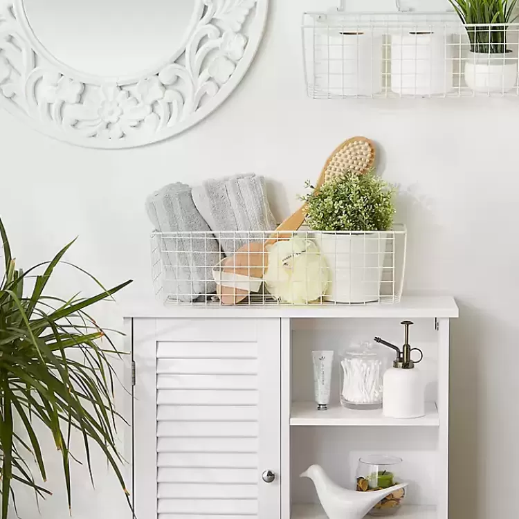antique_white_pc_long_wire_basket_set__in_5.webp Antique White 2-pc. Long Wire Basket Set, 17 in.>Kirklands Home Store