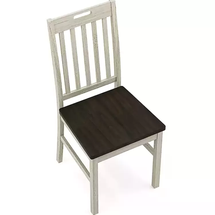 antique_white_slatted_back_dining_chairs_set_of__3.webp Antique Slatted Back Dining Chairs, Set of 2>Kirklands Home Best