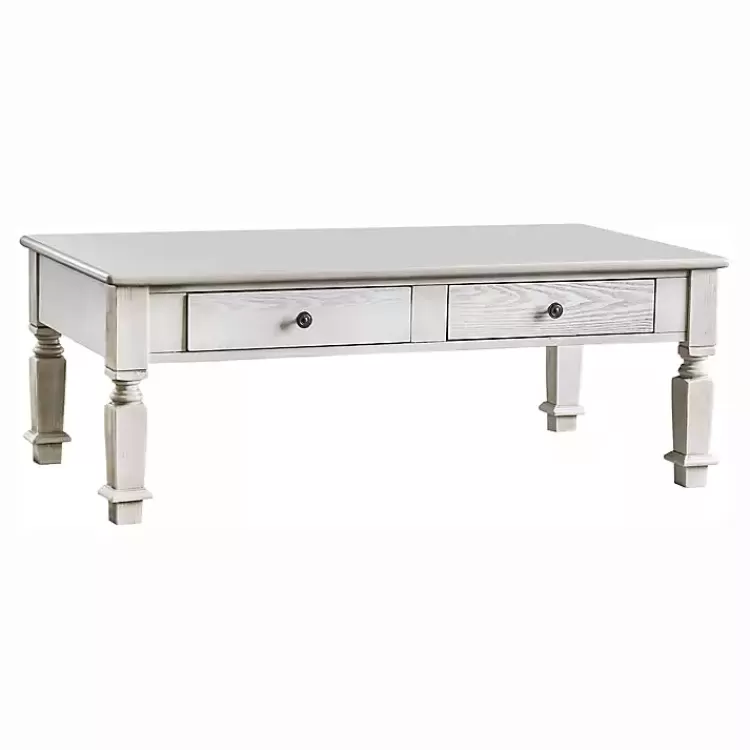 Antique Wood 4-Drawer Heather Coffee Table>Kirklands Home Online