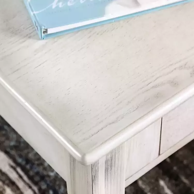 antique_white_wood_drawer_heather_coffee_table_5.webp Antique Wood 4-Drawer Heather Coffee Table>Kirklands Home Online