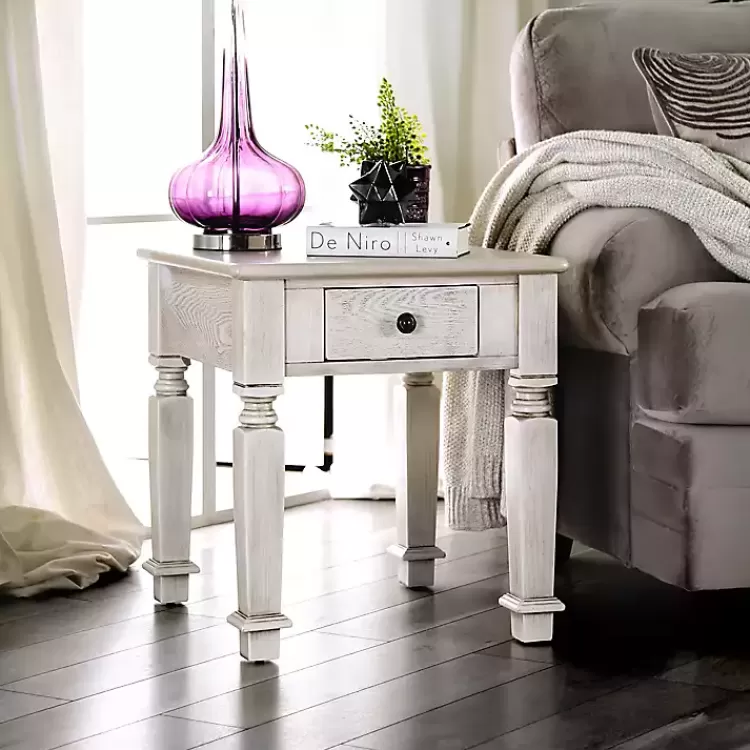 Antique Wood Heather Accent Table>Kirklands Home Best