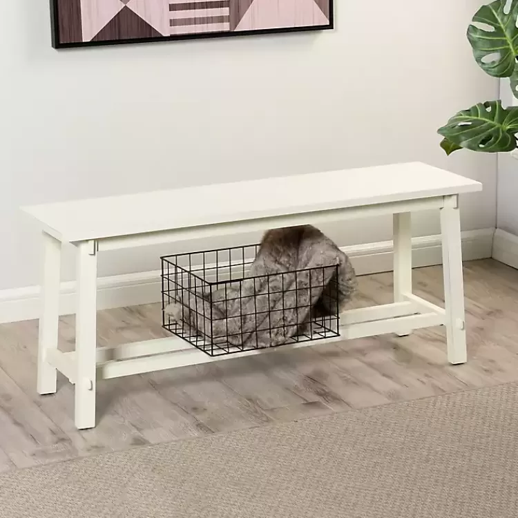 Antique Wood Noah Bench>Kirklands Home Outlet
