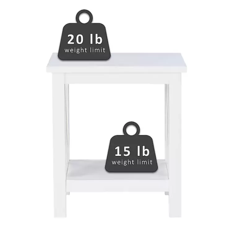 antique_white_x_side_frame_accent_table_6.webp Antique White X Side Frame Accent Table>Kirklands Home Store