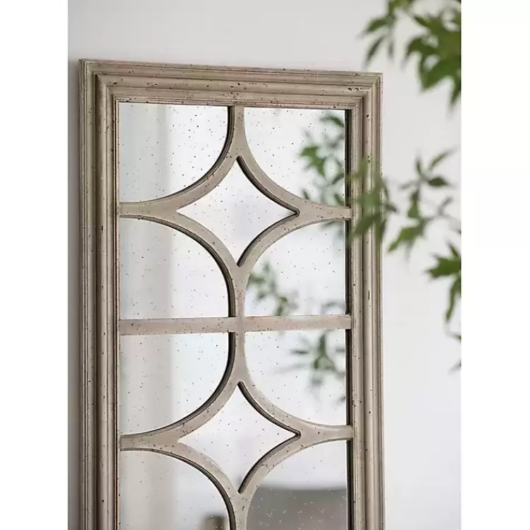 antique_whitewashed_diamond_panel_wall_mirror_2.webp Antique Whitewashed Diamond Panel Wall Mirror>Kirklands Home Fashion