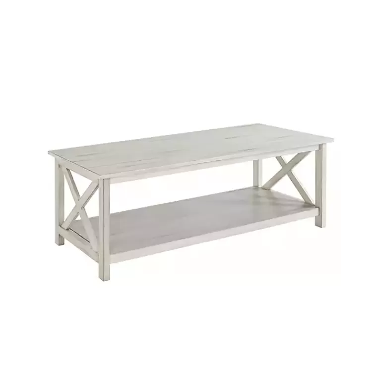 Antique washed Wood Coffee Table>Kirklands Home Cheap