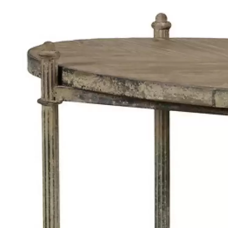 Antique Wood and Metal Bar Cart>Kirklands Home Best