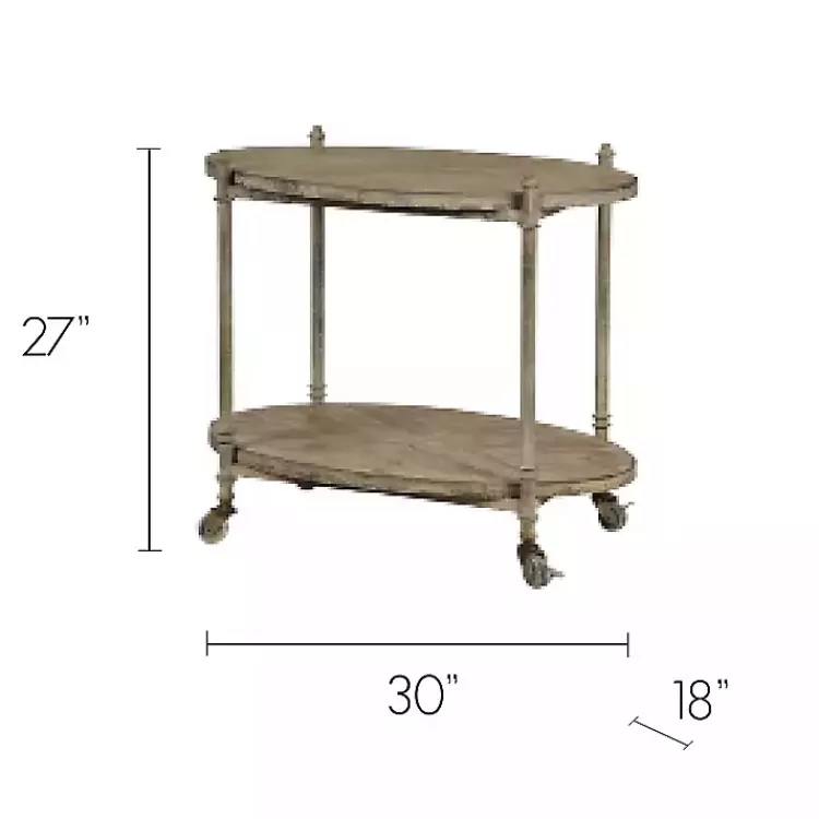 antique_wood_and_metal_bar_cart_3.webp Antique Wood and Metal Bar Cart>Kirklands Home Best
