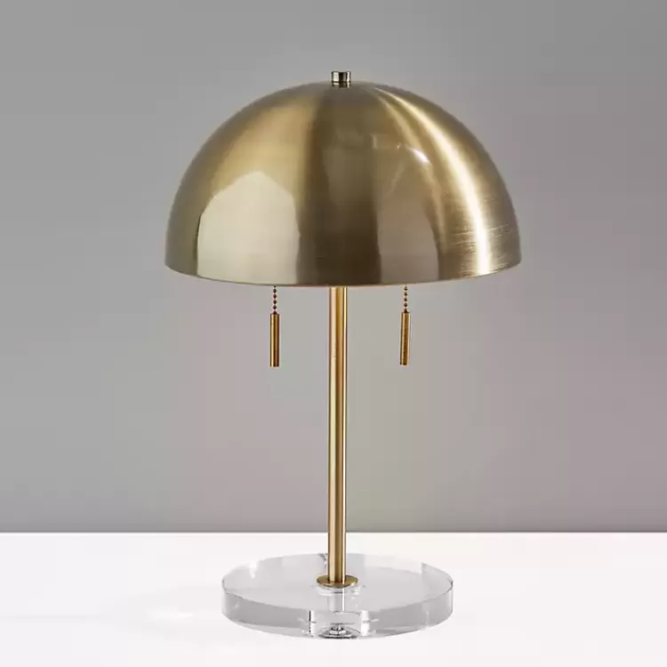 Antiqued Brass Dome Shade Table Lamp>Kirklands Home Online
