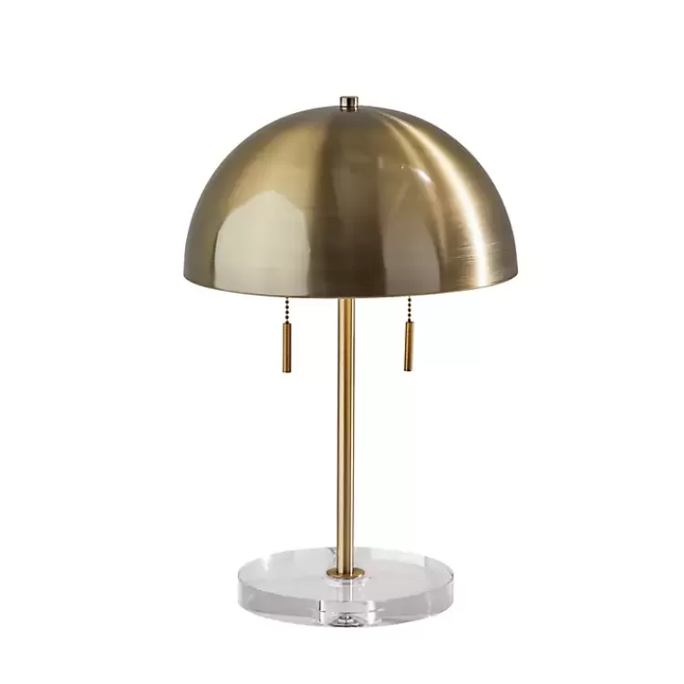 Antiqued Brass Dome Shade Table Lamp>Kirklands Home Online