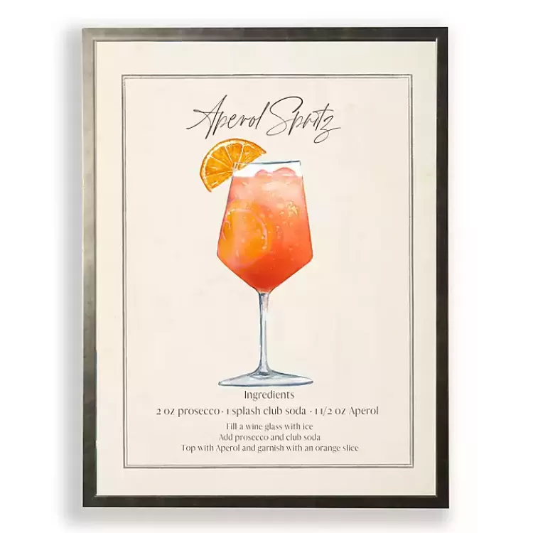 Aperol Spritz Framed Art Print>Kirklands Home Discount