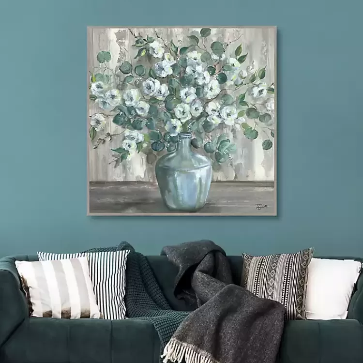 Apple Blossom Jug Framed Canvas Art>Kirklands Home Hot