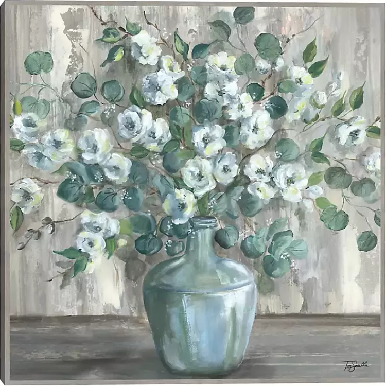 Apple Blossom Jug Framed Canvas Art>Kirklands Home Hot