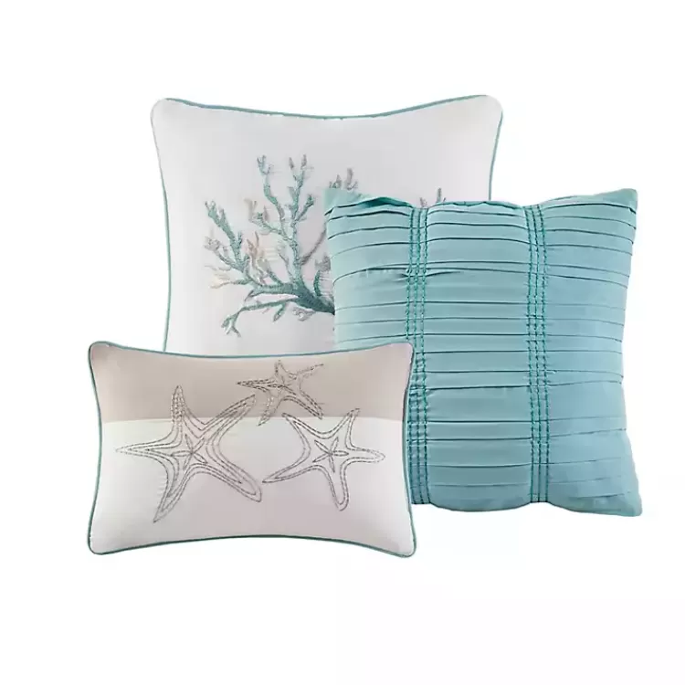 aqua_coastal_pc_king_comforter_set_4.webp Aqua Coastal 7-pc. King Comforter Set>Kirklands Home Outlet