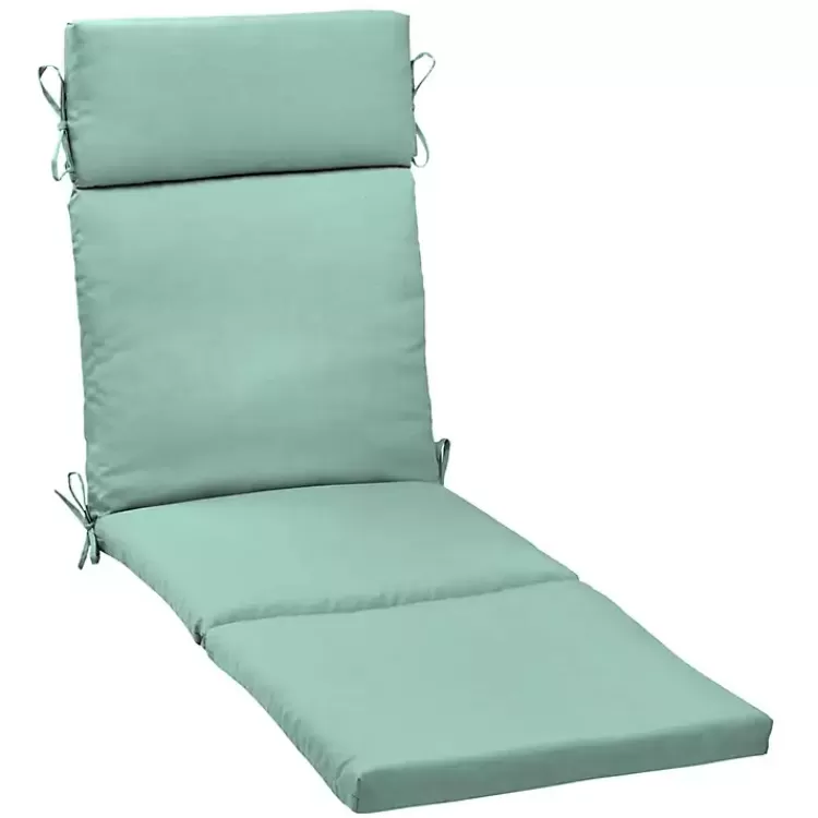 Aqua Leala Texture Outdoor Chaise Cushion>Kirklands Home Best Sale