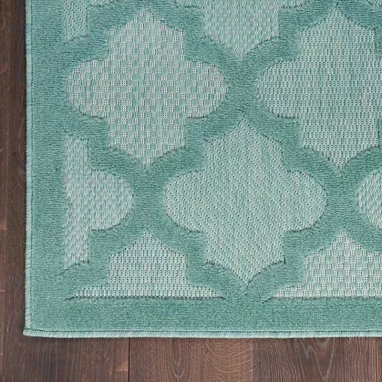 aqua_trellis_indooroutdoor_area_rug_x_2.webp Aqua Trellis Indoor/Outdoor Area Rug, 6x9>Kirklands Home Best