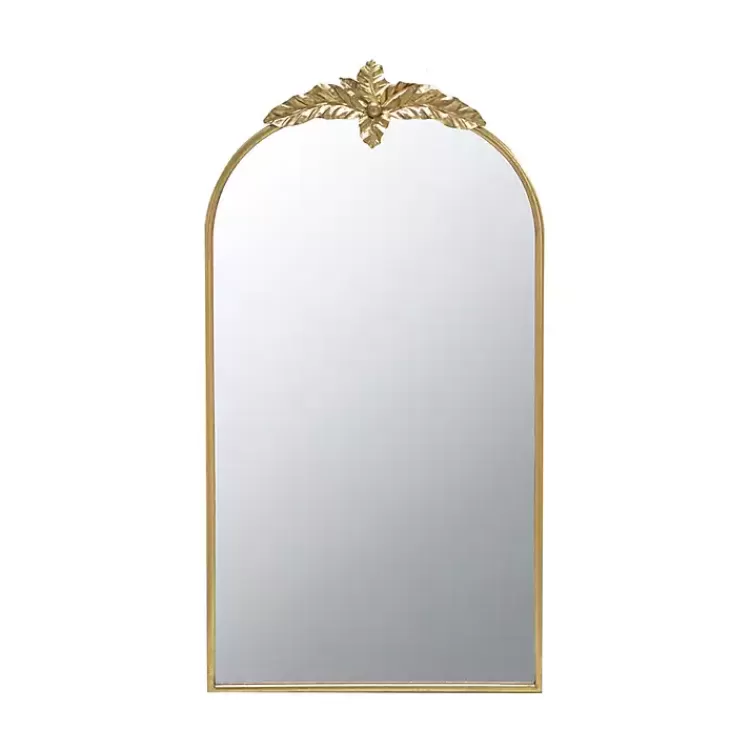 Arch Gold Leaf Top Mirror>Kirklands Home Online