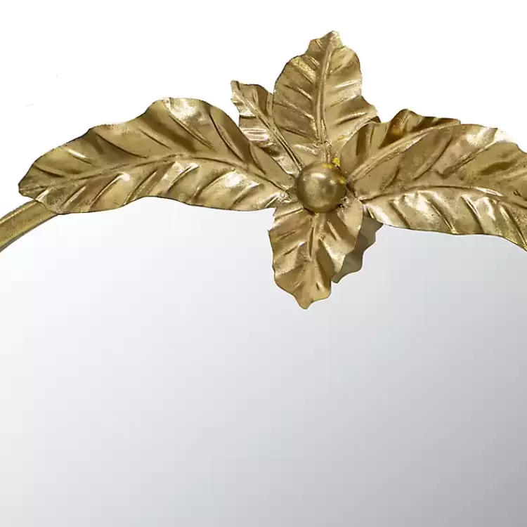 Arch Gold Leaf Top Mirror>Kirklands Home Online