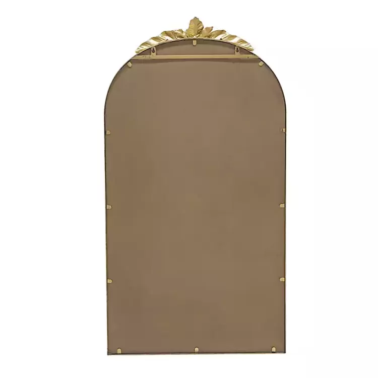 arch_gold_leaf_top_mirror_2.webp Arch Gold Leaf Top Mirror>Kirklands Home Online