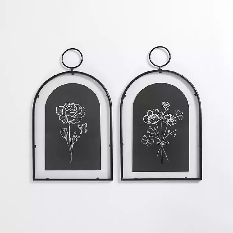 Arched Floral Framed Prints, Set of 2>Kirklands Home Online