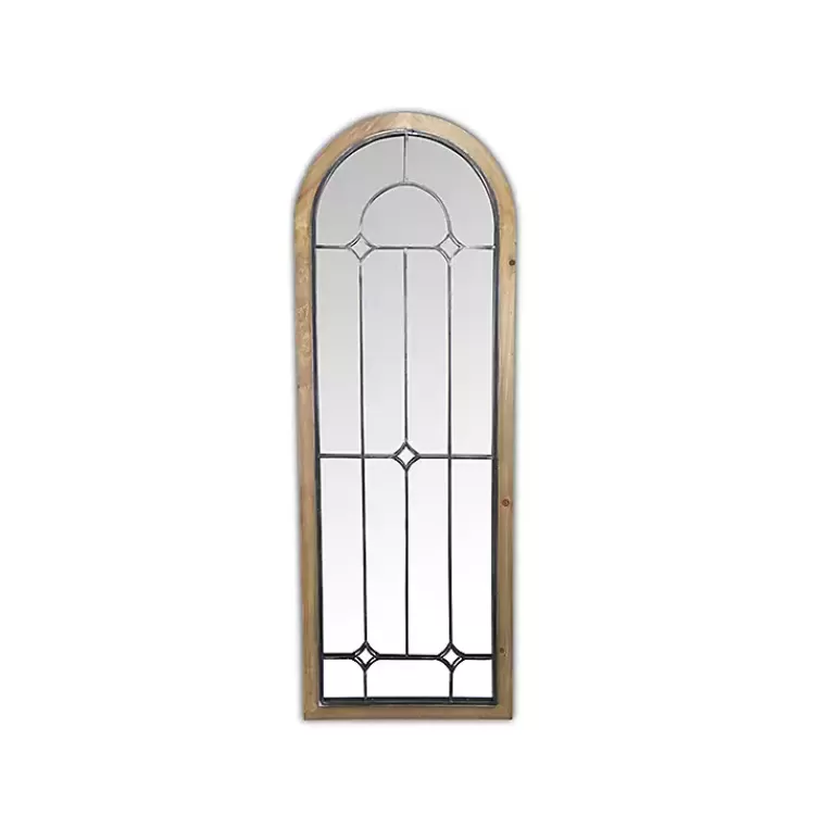 Arched Windowpane Wall Mirror>Kirklands Home Hot