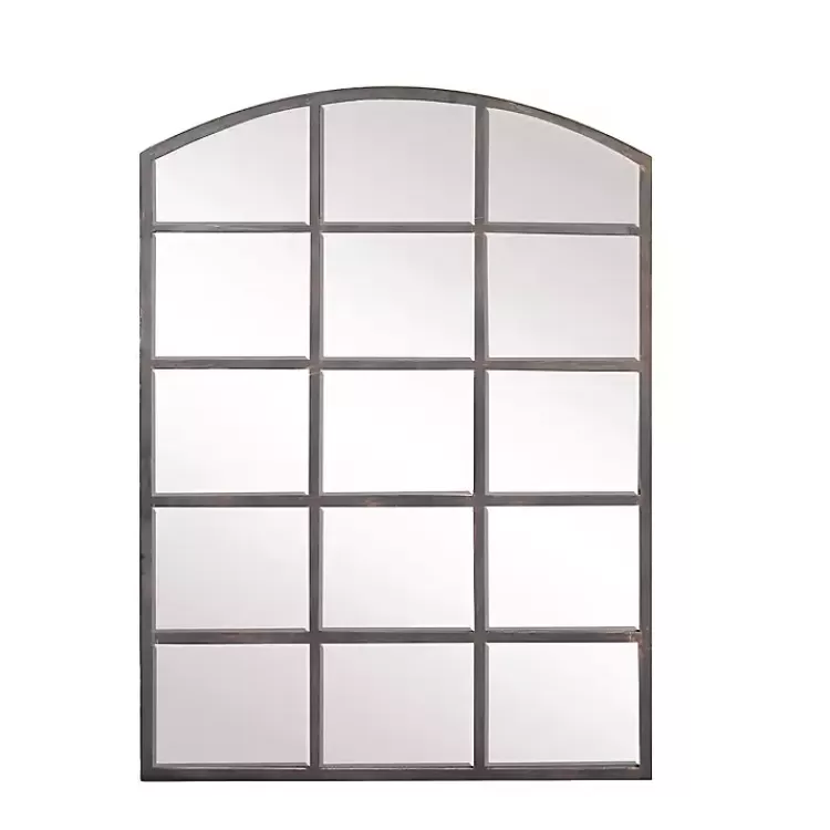 Arched Windowpane Wall Mirror>Kirklands Home Best Sale