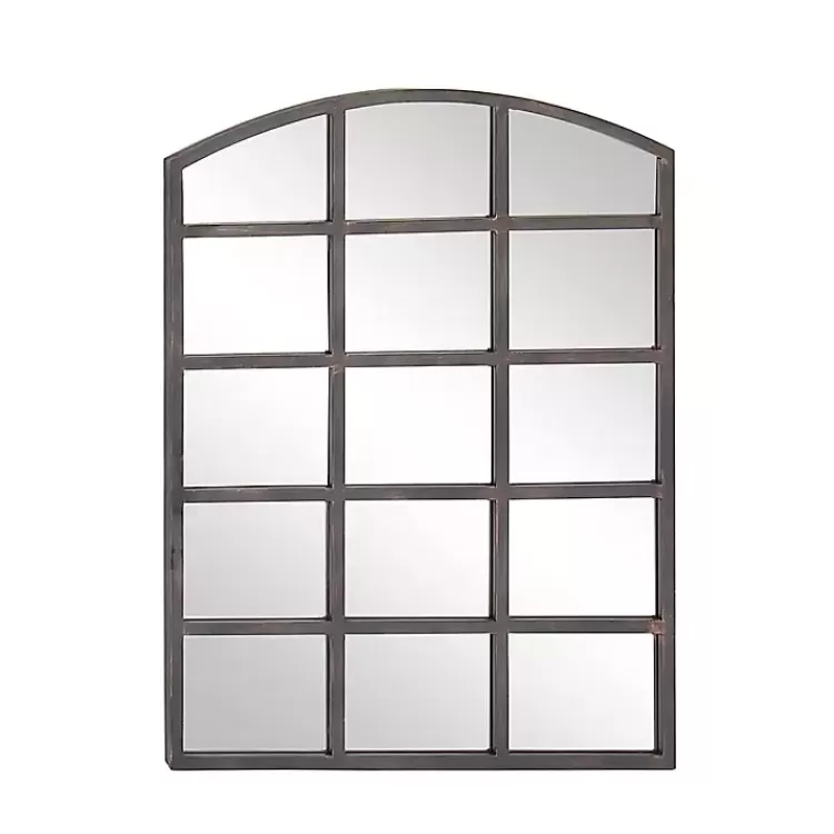 arched_windowpane_wall_mirror_3.webp Arched Windowpane Wall Mirror>Kirklands Home Best Sale