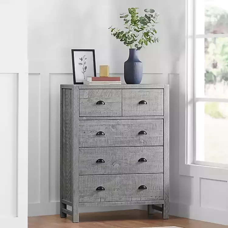 Arden Wood 5-Drawer Chest>Kirklands Home New