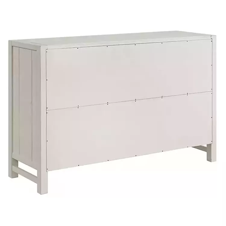 arden_white_wood_drawer_dresser_3.webp Arden Wood 6-Drawer Dresser>Kirklands Home Fashion