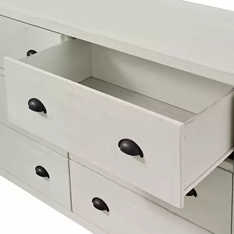 arden_white_wood_drawer_dresser_4.webp Arden Wood 6-Drawer Dresser>Kirklands Home Fashion