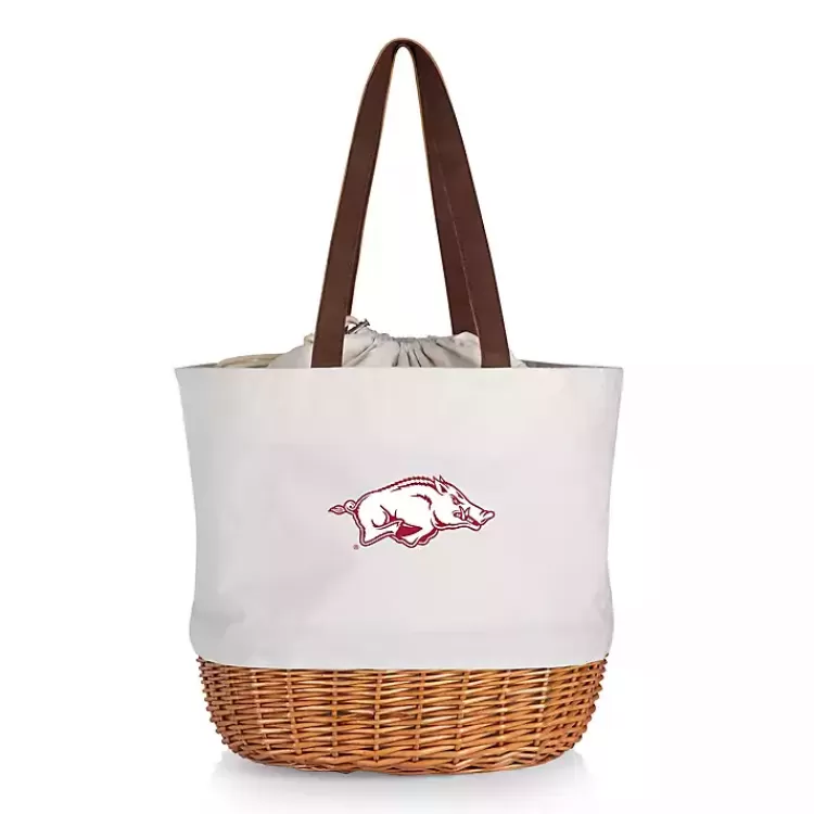 Arkansas Razorbacks Canvas Tote Bag>Kirklands Home Cheap