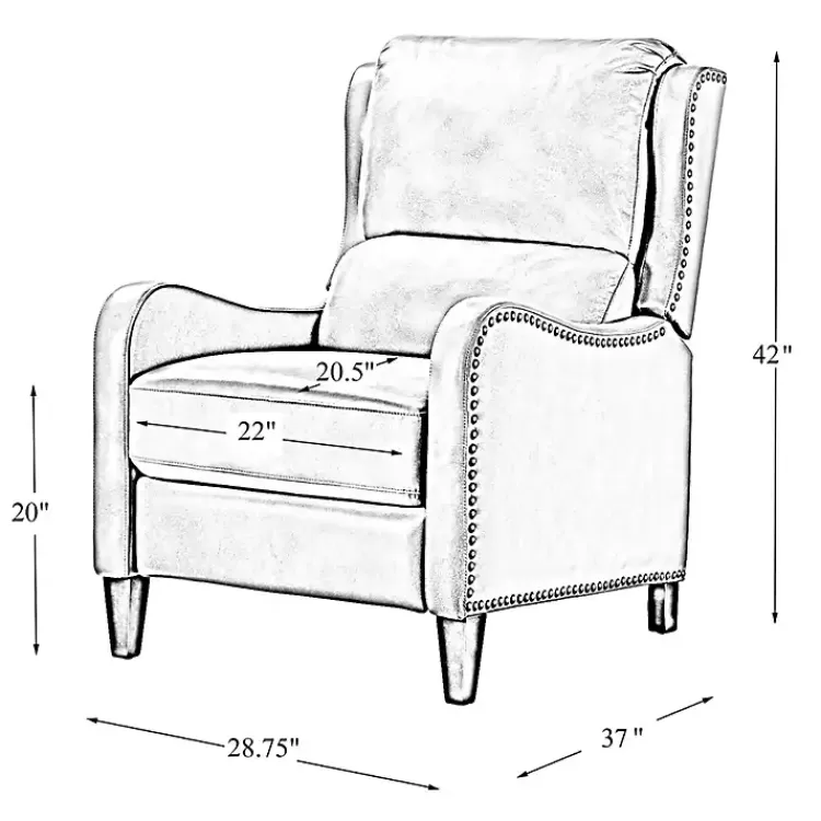 arturo_ivory_leather_wingback_recliner_9.webp Arturo Leather Wingback Recliner>Kirklands Home Outlet