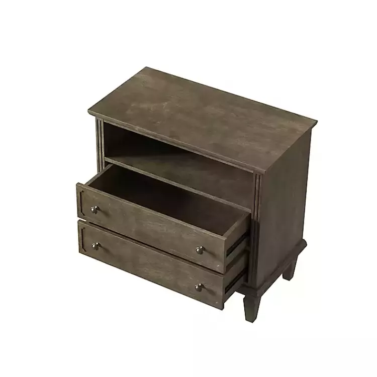 ash_brown_drawer_wood_nightstand_6.webp Ash 2-Drawer Wood Nightstand>Kirklands Home Cheap