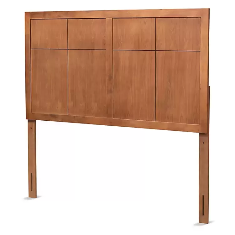 Ash Walnut Wood Panel Full Headboard>Kirklands Home Fashion