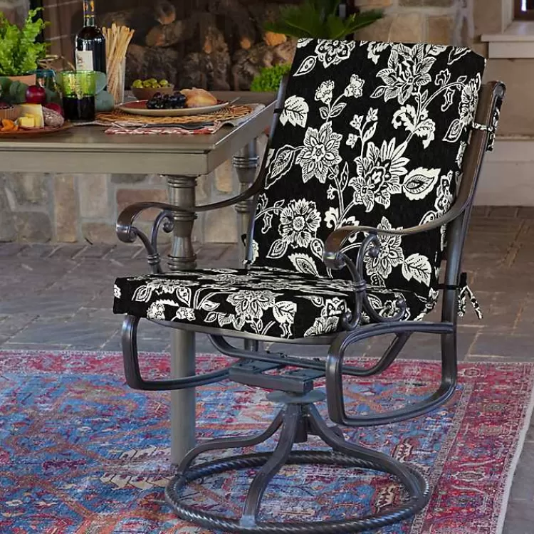 Ashland Jacobean Luxe Outdoor Dining Chair Cushion>Kirklands Home Sale