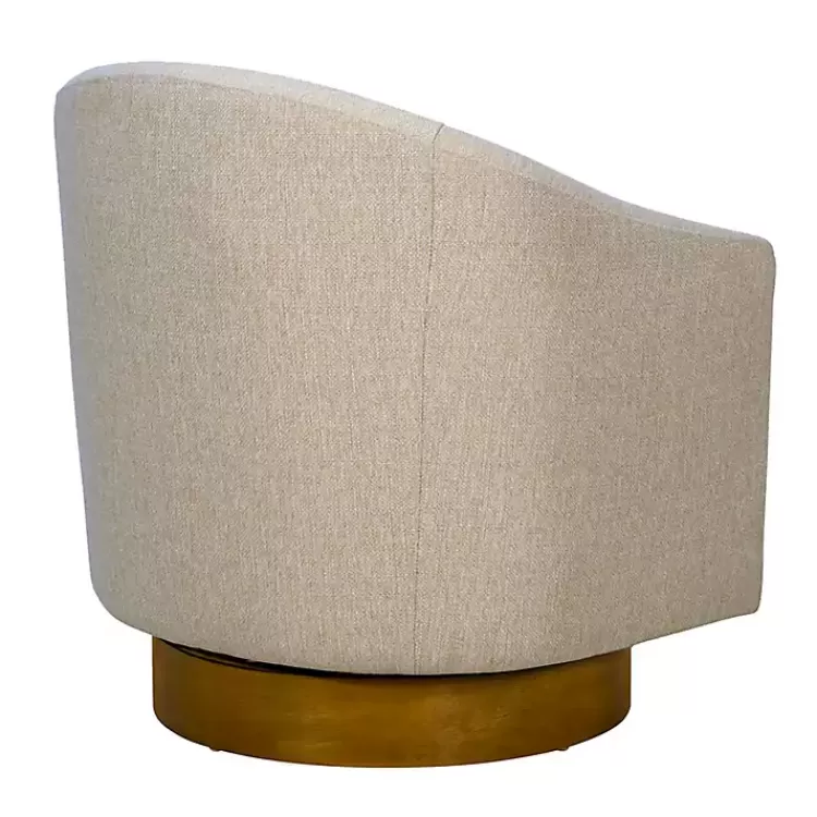 ashton_tan_swivel_chair_with_wood_base_4.webp Ashton Swivel Chair with Wood Base>Kirklands Home Best