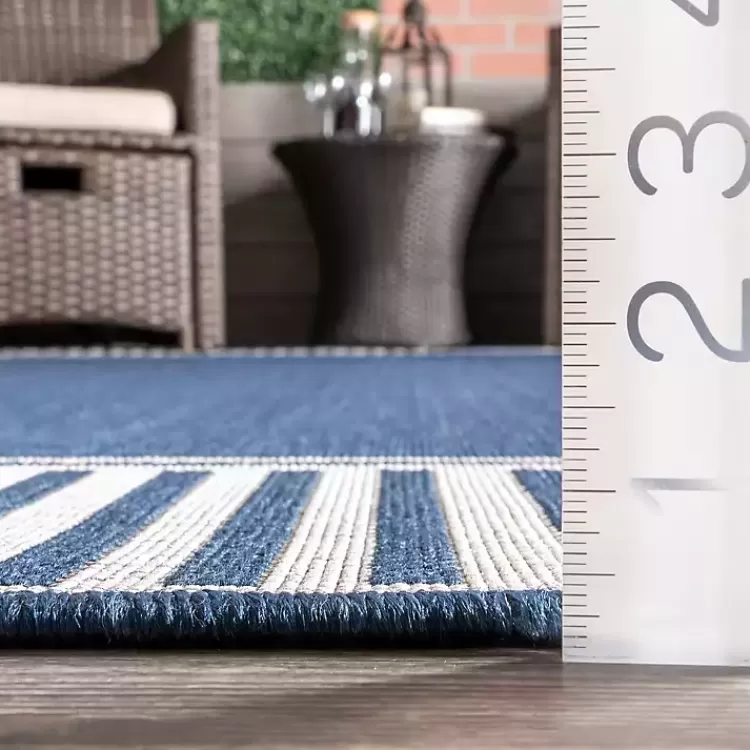 asia_blue_stripe_border_outdoor_rug_x_7-1.webp Asia Blue Stripe Border Outdoor Rug, 5x8>Kirklands Home Best Sale