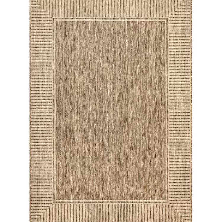 Asia Stripe Border Outdoor Rug, 8x10>Kirklands Home Outlet