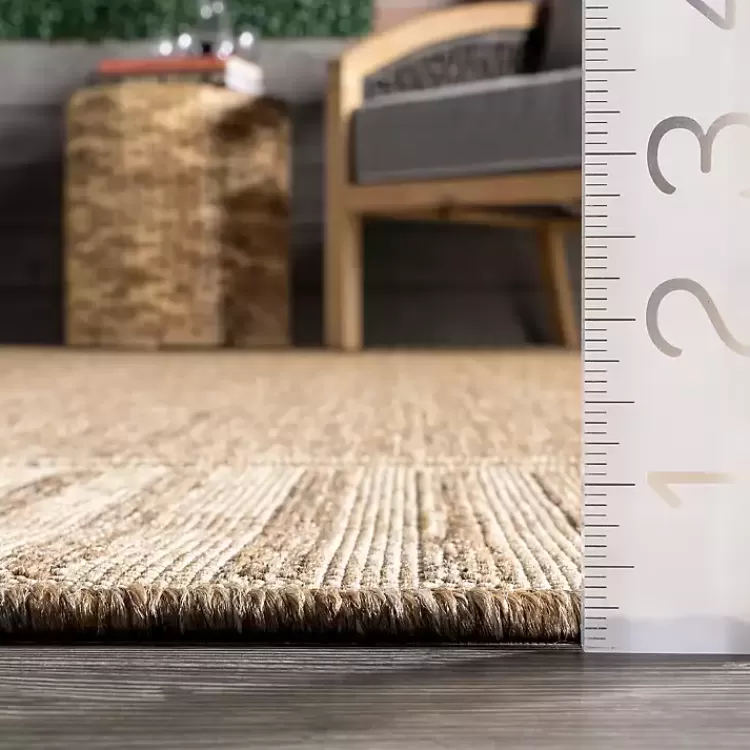 asia_brown_stripe_border_outdoor_rug_x_7.webp Asia Stripe Border Outdoor Rug, 8x10>Kirklands Home Outlet