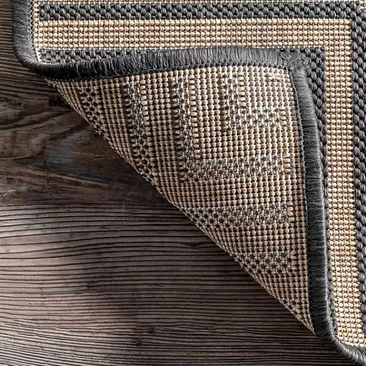 asia_gray_stripe_border_outdoor_rug_x_6.webp Asia Gray Stripe Border Outdoor Rug, 8x10>Kirklands Home Discount