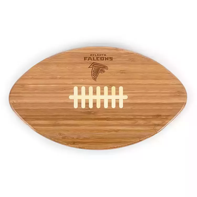 Atlanta Falcons Bamboo Football Cutting Board>Kirklands Home Sale
