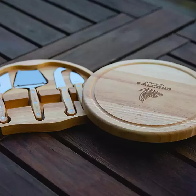 atlanta_falcons_cheese_board_and_tool_set_3.webp Atlanta Falcons Cheese Board and Tool Set>Kirklands Home Online