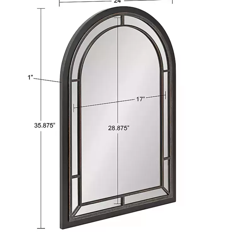 audubon_black_wood_arch_wall_mirror_x_in_4.webp Audubon Wood Arch Wall Mirror, 24x36 in.>Kirklands Home Fashion