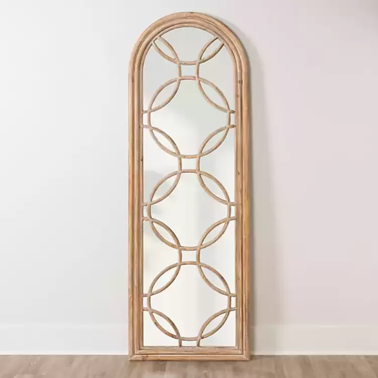 Aurora Natural Overlay Leaner Mirror>Kirklands Home Sale