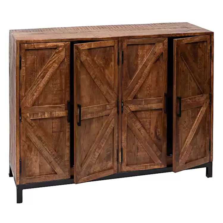austin_warm_wood_farmhouse_cabinet_4.webp Austin Warm Wood Farmhouse Cabinet>Kirklands Home Clearance