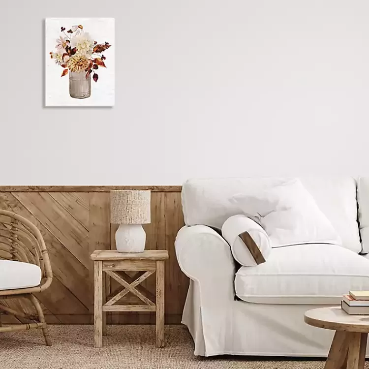 Autumn Flower Bouquet Wall Plaque>Kirklands Home Sale